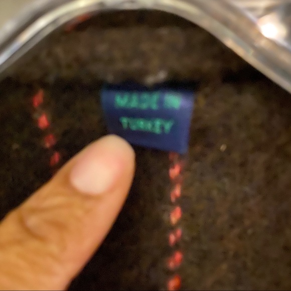 Boden Brown Wool Salmon Broken Stripe Blazer 8 - Picture 5 of 7